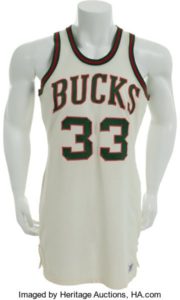 1969-1971 Lew Alcindor Game-Worn Milwaukee Bucks Jersey