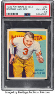 1935 National Chicle Bronko Nagurski Rookie Card #34