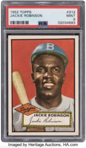 1952 Topps Jackie Robinson #312