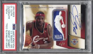 2004-05 Upper Deck LeBron James Ultimate Signatures Logos Logoman #USLLJ