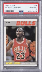 1987-1988 Michael Jordan Fleer #59