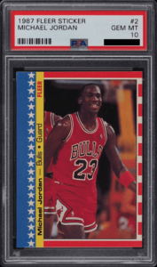 ‍1987 Michael Jordan Fleer Stickers #2‍