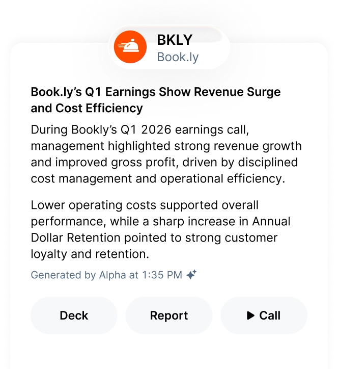Feature Earnings Call